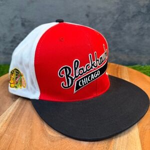 Chicago Blackhawks Retro Hat Series 1970s Snapback Bud Light Red White Black Men